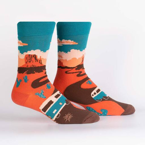 Monument Valley Navajo Tribal Park Men's Crew Socks