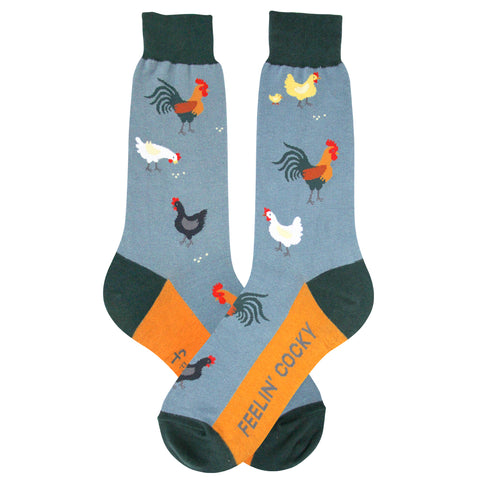 Rooster Men's Crew Socks
