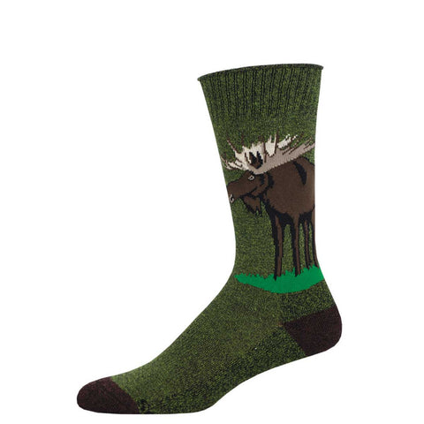 Outlands Made In The USA, Mighty Moose (Green) Unisex S/M Boot Sock