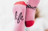 Life Saver, Health Care Workers Women's Crew Socks