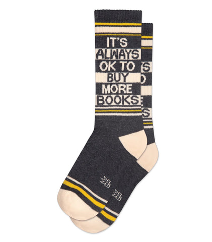 It's Always Okay To Buy More Books Unisex Crew Socks