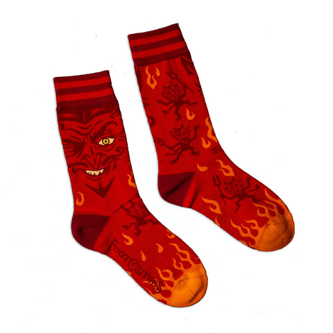 Vintage Devil Unisex Crew Socks