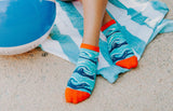 Hang Ten, Ocean Waves Ankle Socks