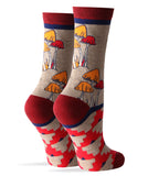 Shrooms Women's Crew Sock
