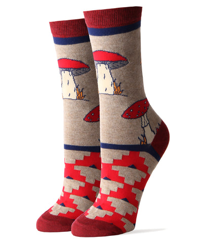 Shrooms Women's Crew Sock