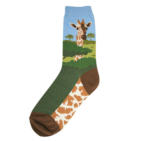 Sky-High Giraffe Women's Crew Socks