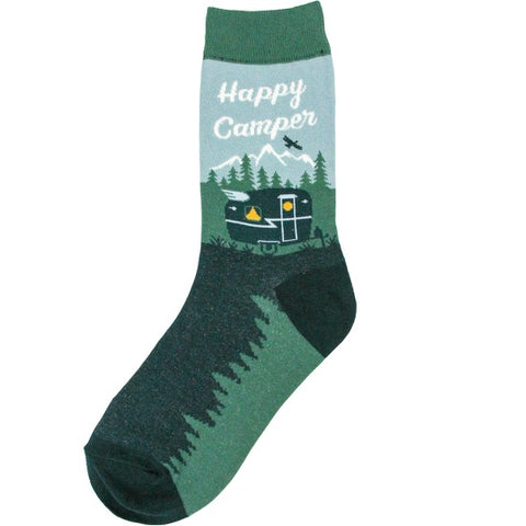 Happy Camper Women's Crew Socks