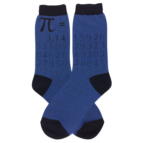 Pi (Blue) Women's Crew Socks