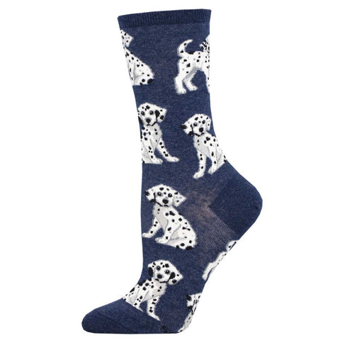 Dalmations (Denim Blue) Women’s Crew Socks