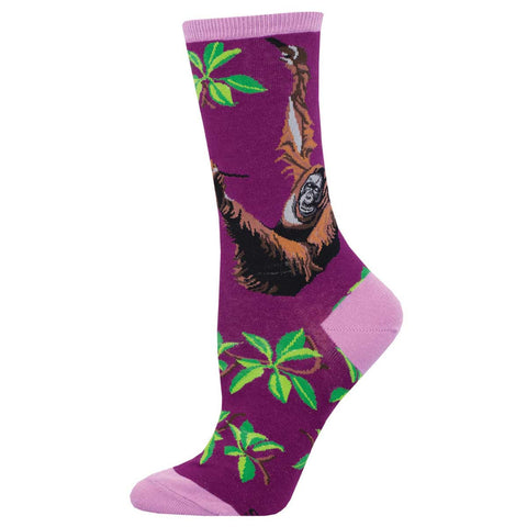 Orangutan, Endangered Series Women’s Crew Socks