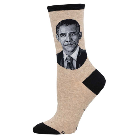 Portrait Obama (Hemp) Women’s Crew Socks