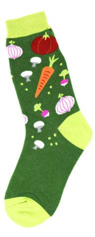 Veggie Garden (Green) Women's Crew Socks
